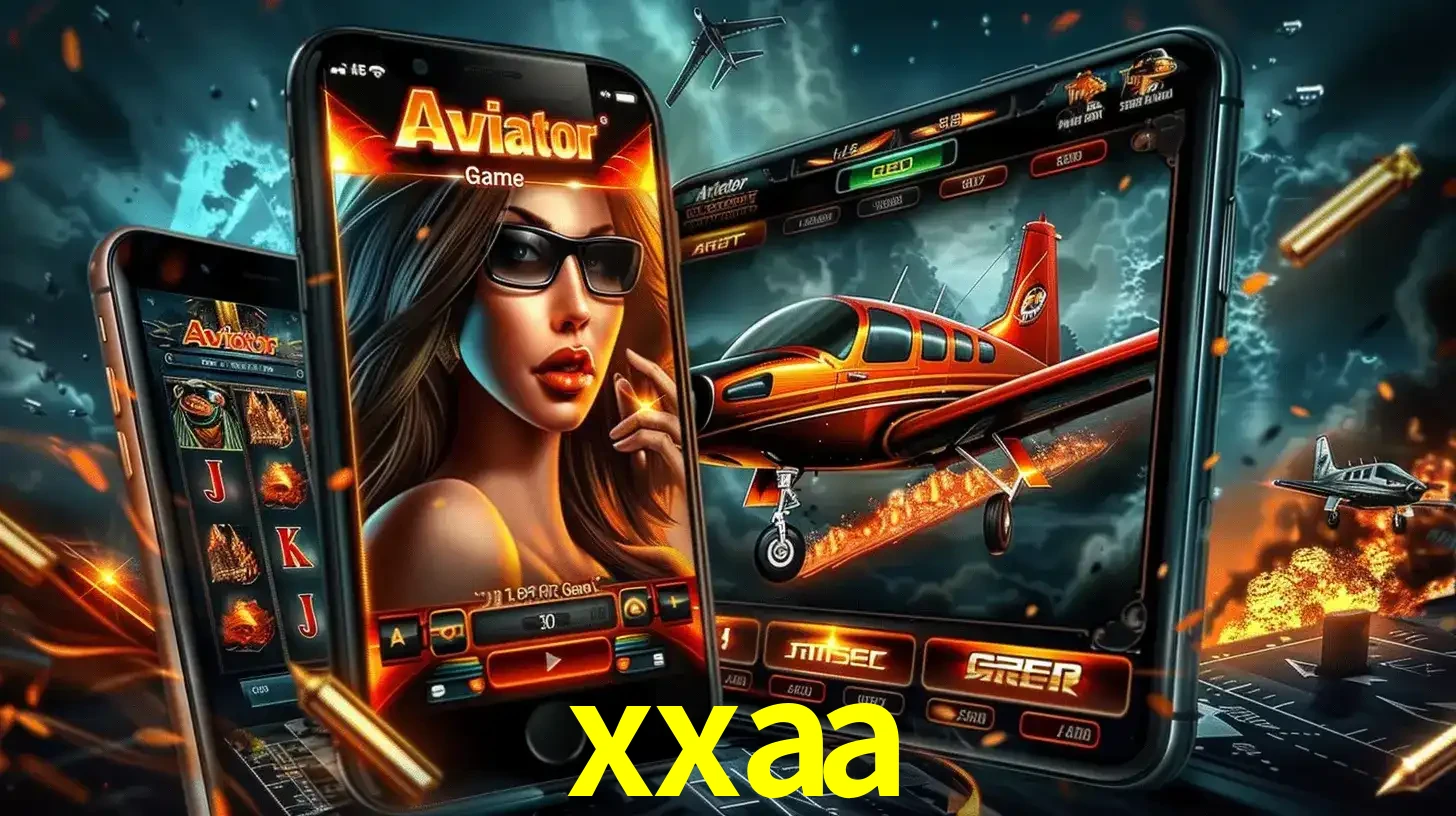 O popular jogo de apostas Aviator exibido em vários celulares e tablets, mostrando a interface emocionante e a ação de voo disponíveis para jogar agora no xxaa.