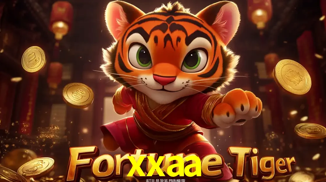O carismático mascote do jogo de slot Fortune Tiger, um tigre fofo em pose de artes marciais, pronto para trazer sorte e multiplicadores de ganhos no cassino online xxaa.