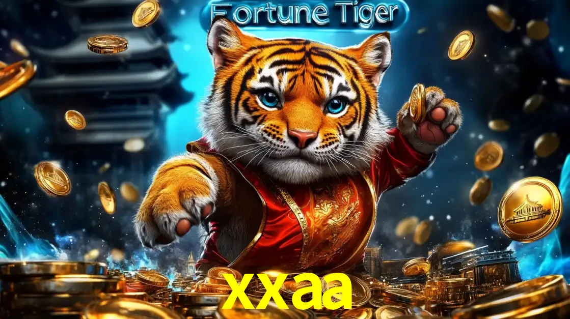 Imagem promocional do jogo de slot Fortune Tiger, com um tigre majestoso em traje tradicional cercado por uma fortuna em moedas de ouro, disponível agora no cassino xxaa.