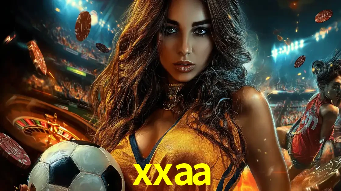 Mulher segurando uma bola de futebol em uma montagem que mistura a paixão esportiva com a emoção da roleta de cassino, tudo disponível na plataforma xxaa.